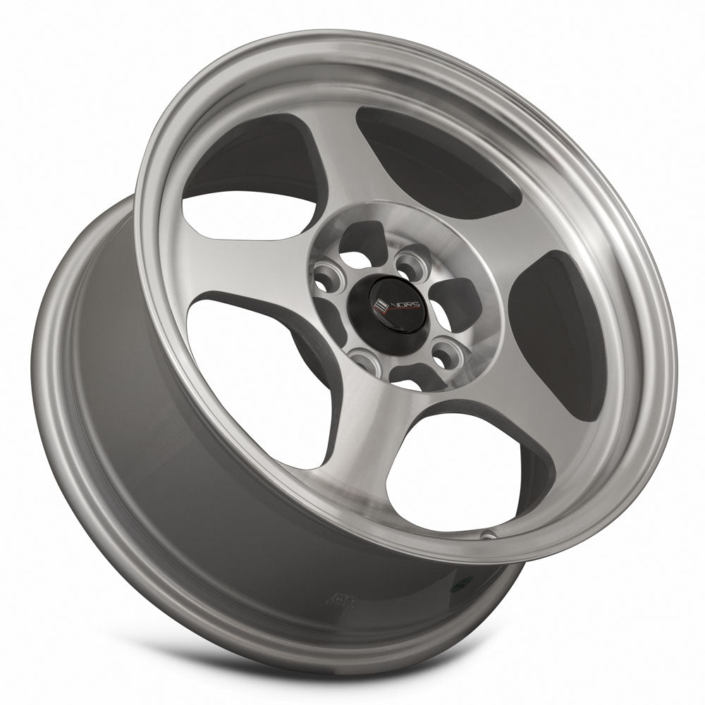 Vors SP1 Silver Machined Face 15x7 +35 4x98mm 73.1mm - Wheelwiz