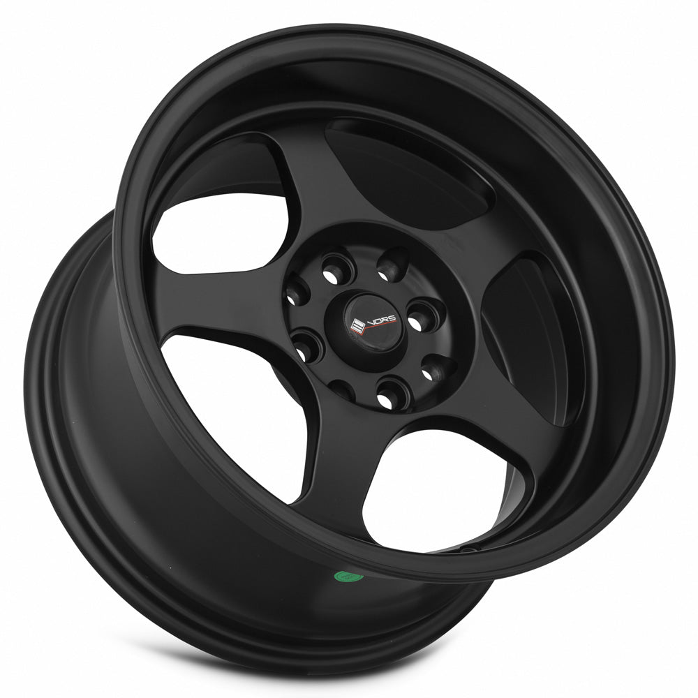 Vors SP1 Matte Black 15x8 +20 4x108mm 73.1mm - Wheelwiz