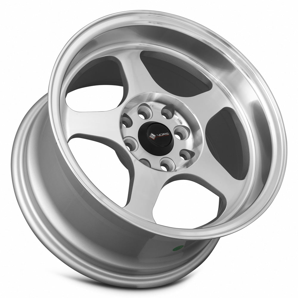 Vors SP1 Silver Machined Face 15x8 +20 4x98mm 73.1mm - Wheelwiz