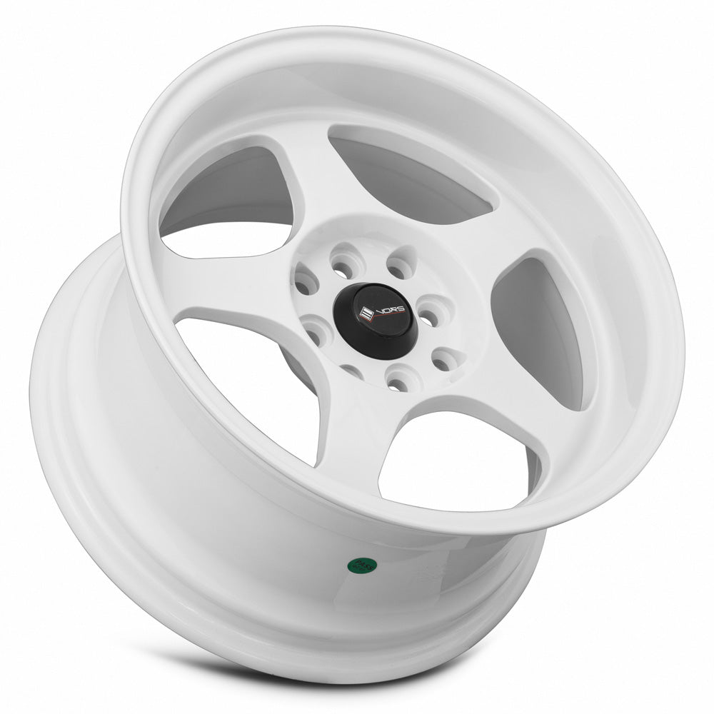 Vors SP1 White 15x8 +20 4x100|4x114.3mm 73.1mm - Wheelwiz