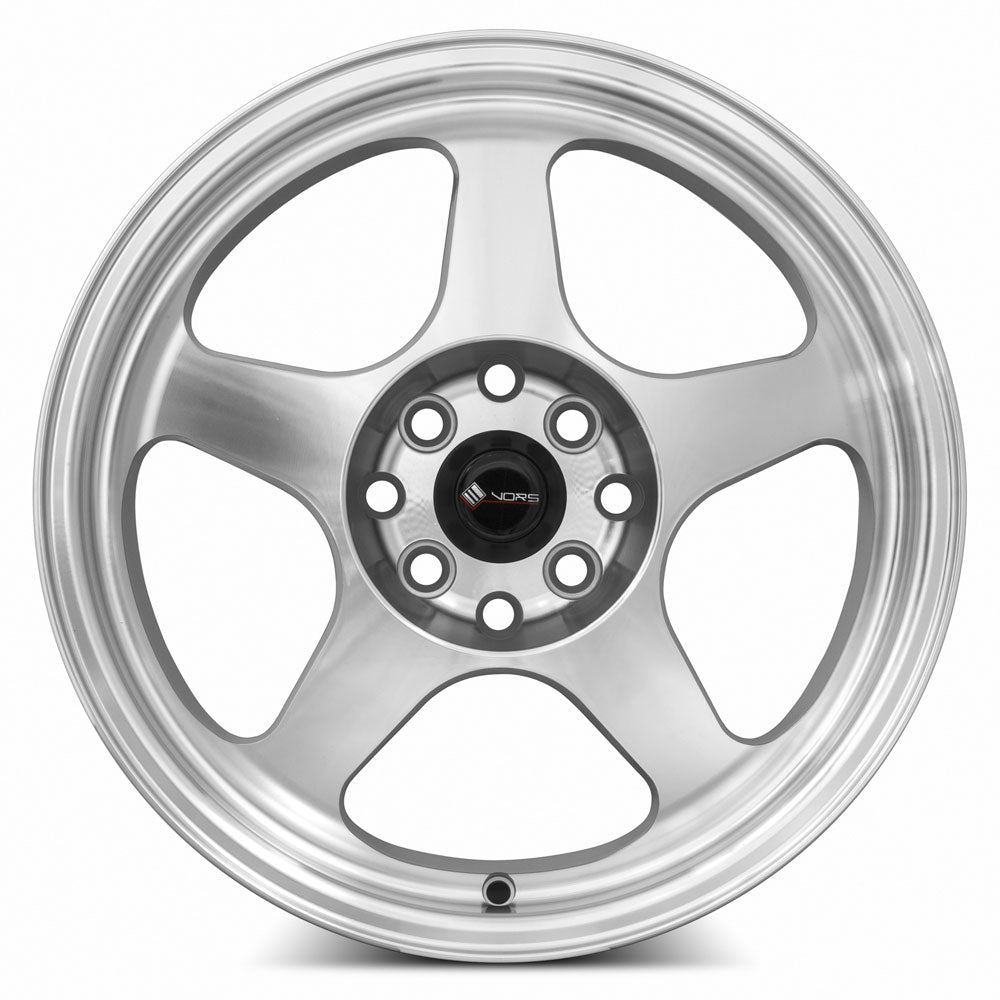 Vors SP1 Silver Machined Face 16x7 +38 4x108mm 73.1mm - Wheelwiz