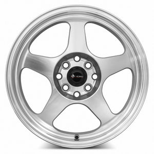 Vors SP1 Silver Machine Face Lip 16x7 +38 4x108mm 73.1mm