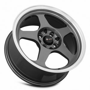Vors SP1 Hyper Black Machine Lip 16x7 +38 4x108mm 73.1mm - Wheelwiz