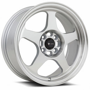 Vors SP1 Silver Machine Face Lip 16x7 +38 4x108mm 73.1mm