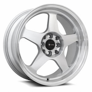 Vors SP1 Silver Machine Face Lip 17x8 +35 5x120mm 73.1mm