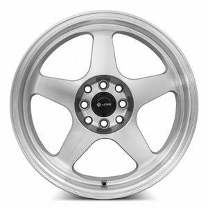 Vors SP1 Silver Machine Face Lip 17x8 +35 5x100|5x114.3mm 73.1mm