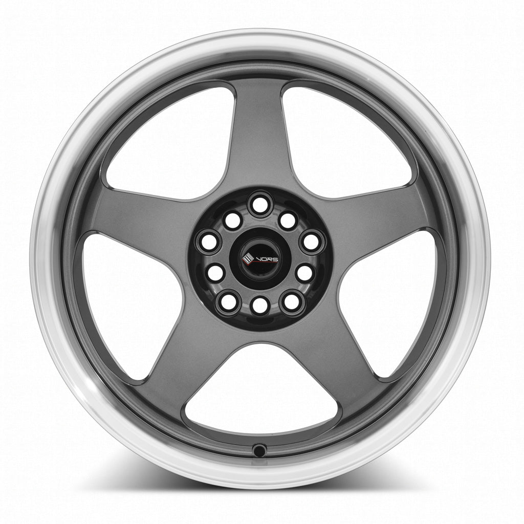 Vors SP1 Hyper Black Machine Lip 17x8 +30 4x100|4x114.3mm 73.1mm - Wheelwiz