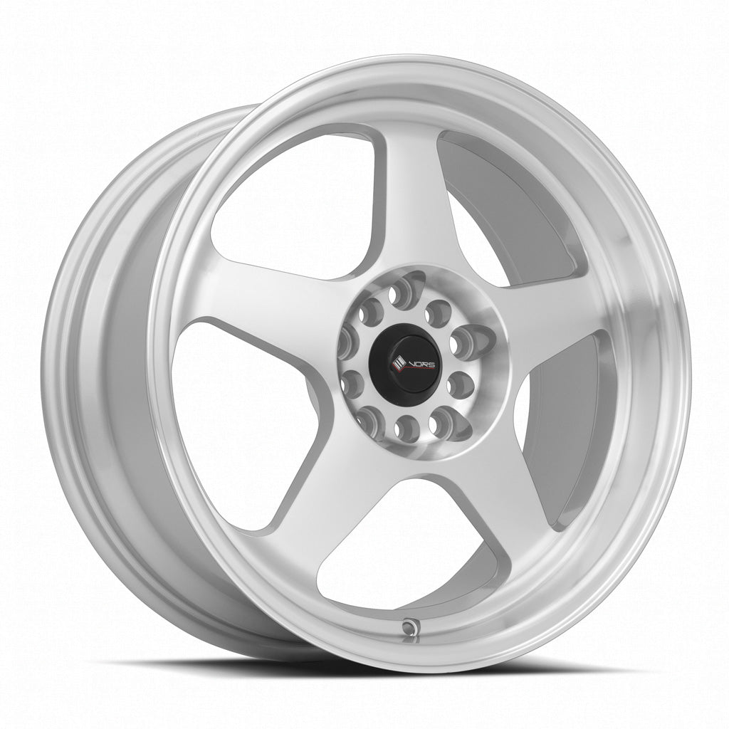 Vors SP1 Silver Machined Face 17x8 +30 4x98mm 73.1mm - Wheelwiz