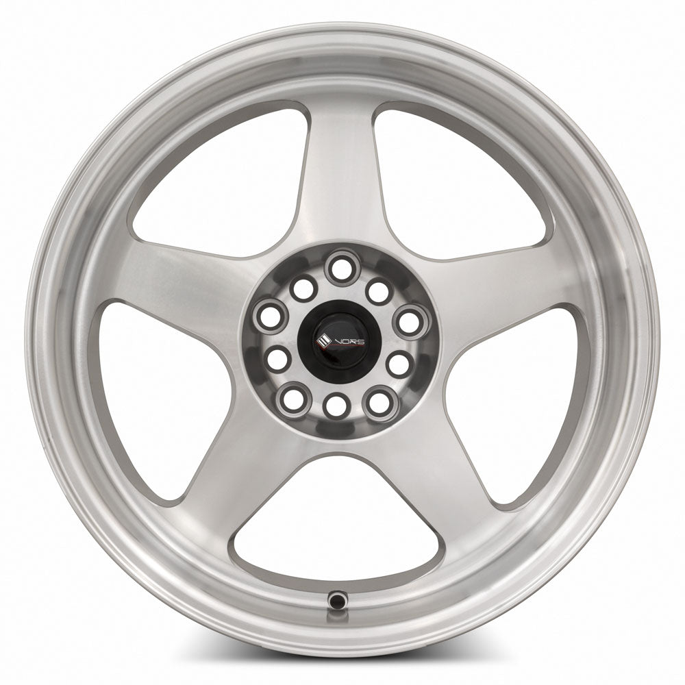 Vors SP1 Silver Machine Face Lip 17x9 +30 5x108mm 73.1mm