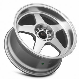 Vors SP1 Silver Machine Face Lip 17x8 +35 5x105mm 73.1mm