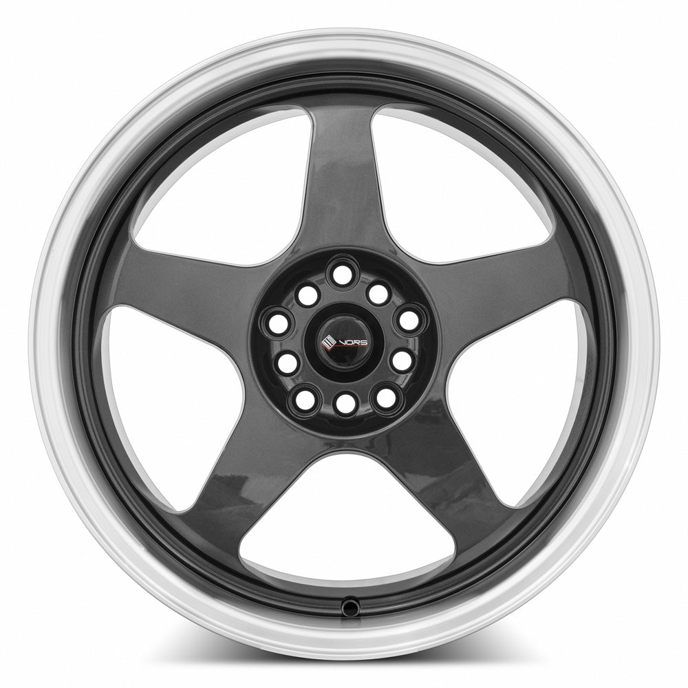 Vors SP1 Hyper Black Machine Lip 18x8 +35 5x100|5x114.3mm 73.1mm - Wheelwiz
