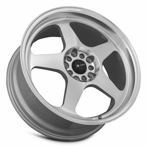 Vors SP1 Silver Machine Face Lip 18x8 +35 5x105mm 73.1mm