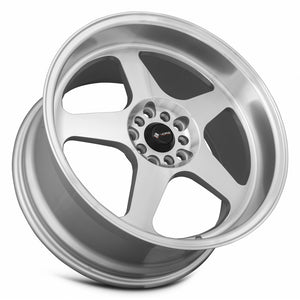 Vors SP1 Silver Machine Face Lip 18x9 +35 5x100|5x114.3mm 73.1mm