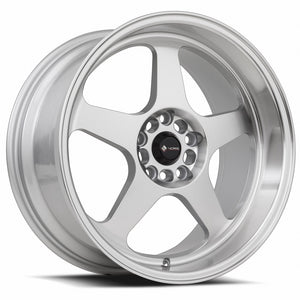 Vors SP1 Silver Machined Face 18x9 +35 5x108mm 73.1mm - Wheelwiz