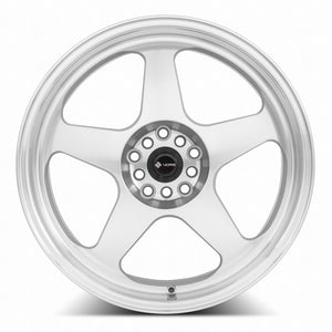 Vors SP1 Silver Machined Face 19x8.5 +35 5x100|5x114.3mm 73.1mm - Wheelwiz