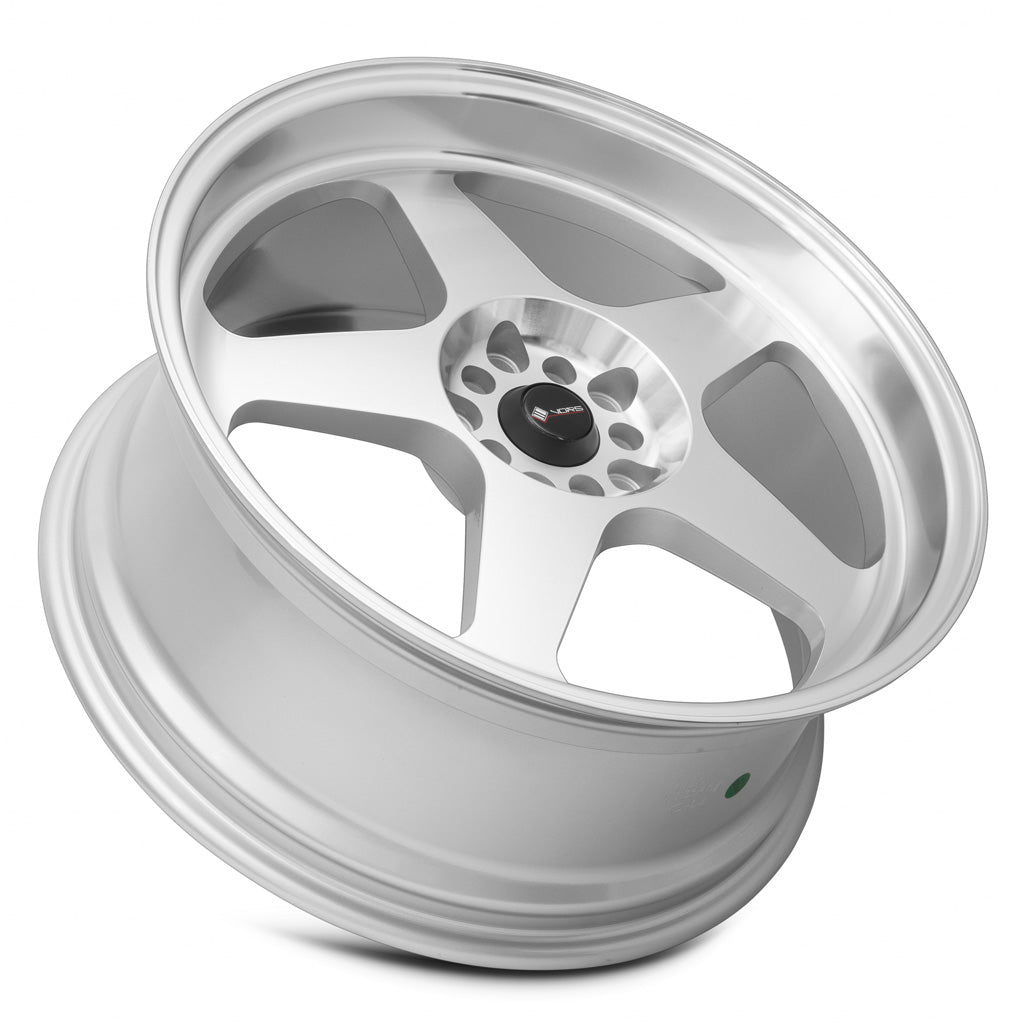 Vors SP1 Silver Machined Face 19x8.5 +35 5x105mm 73.1mm - Wheelwiz