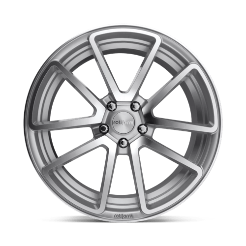 Rotiform R120 SPF Gloss Silver Machined 19x8.5 +45 5x112mm 66.6mm - Wheelwiz