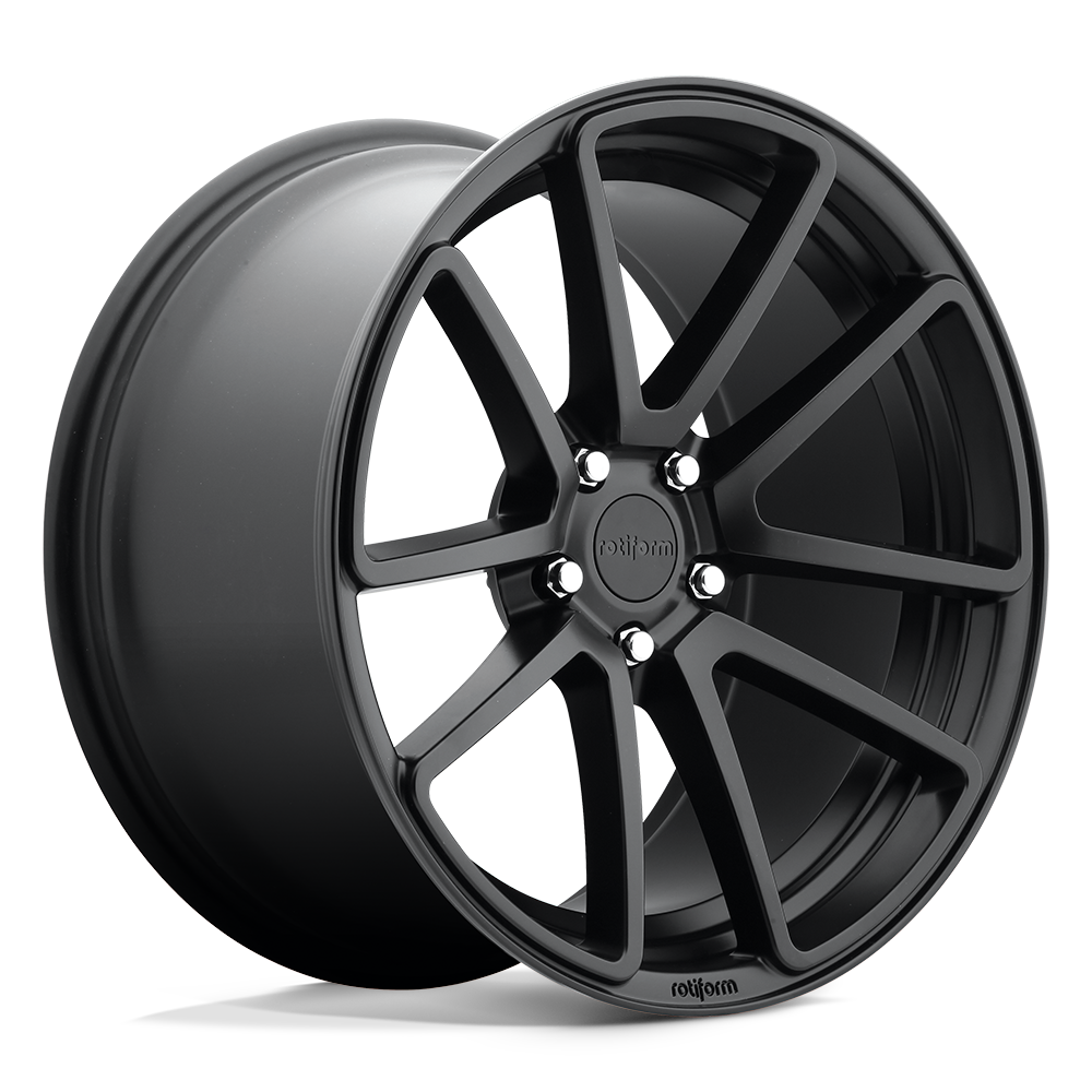 Rotiform R122 SPF Matte Black 19x8.5 +45 5x112mm 66.6mm - WheelWiz
