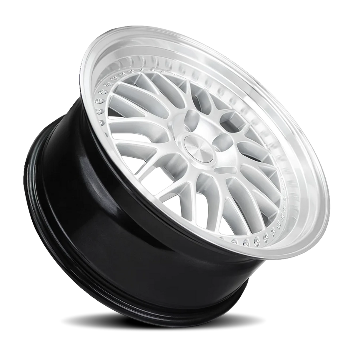 ESR Wheels SR Series SR01 Hyper Silver W/ Machined Lip 17x8.5 +30 5x105mm 73.1mm - Wheelwiz