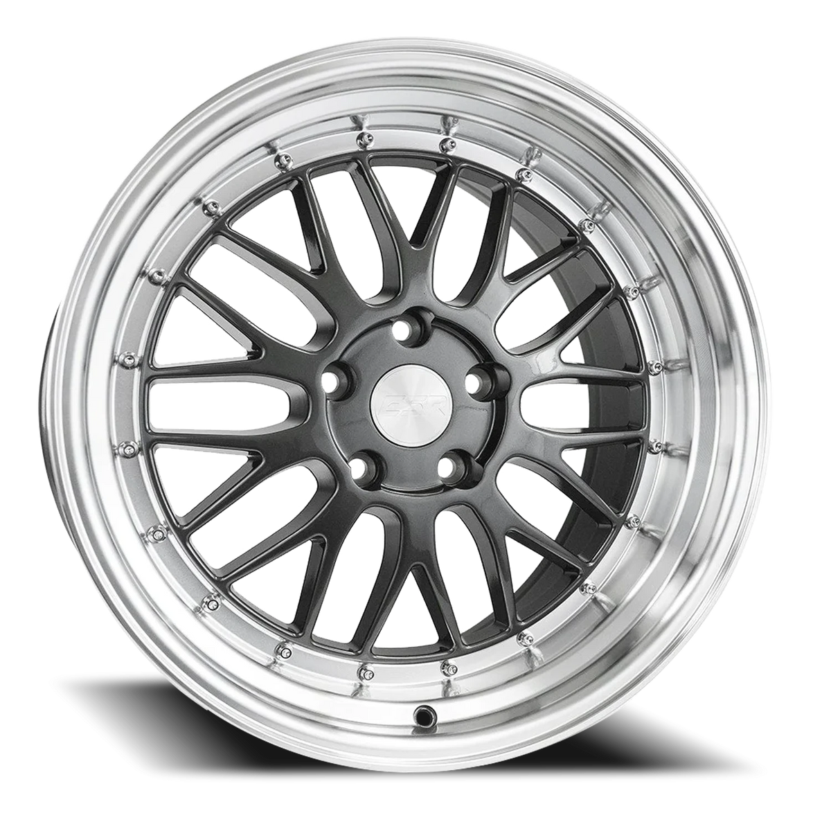 ESR Wheels SR Series SR05 Gloss Graphite W/ Machined Lip 17x8.5 +30 5x105mm 73.1mm - Wheelwiz