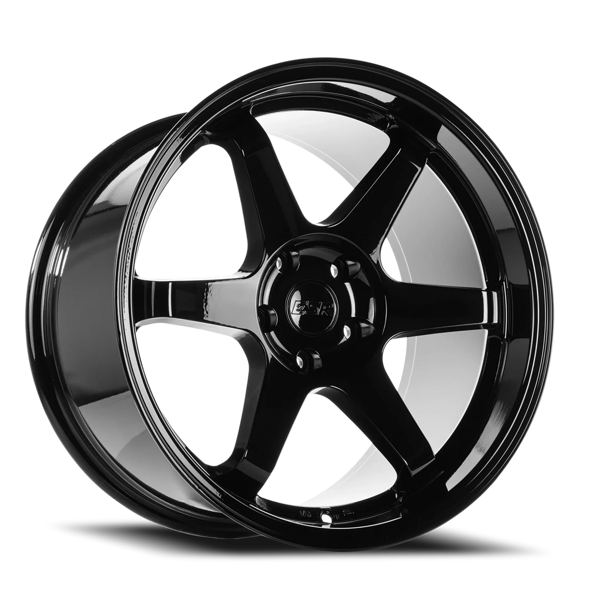 ESR Wheels SR07 Gloss Black 18x9.5 +22 5x114.3mm 72.6mm - Wheelwiz
