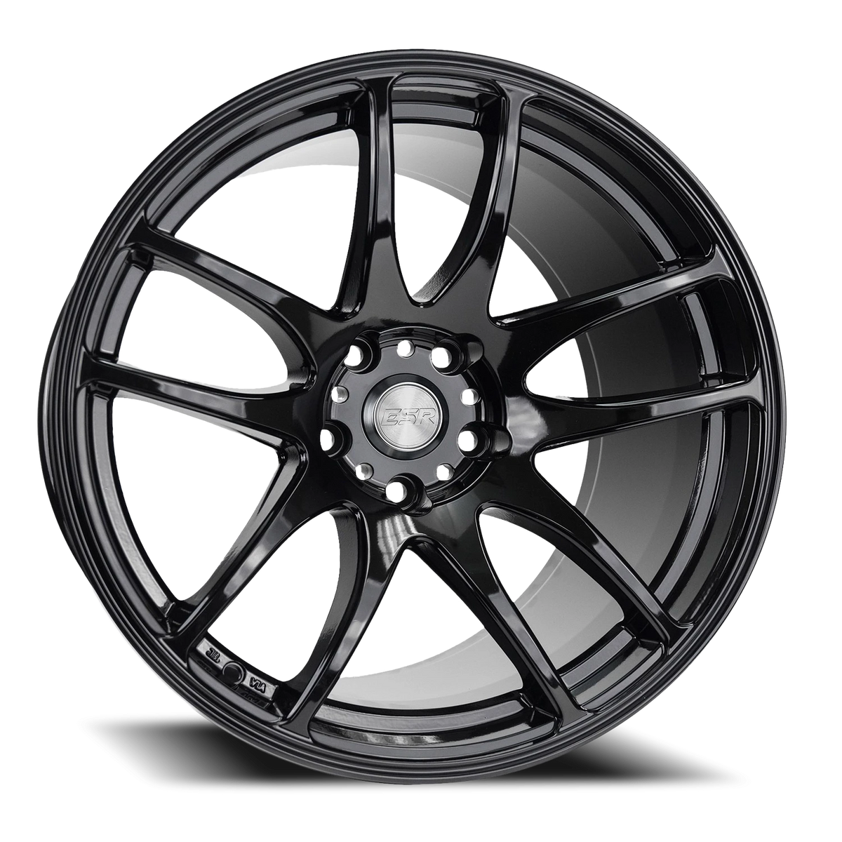 ESR Wheels SR Series SR08 Gloss Black 18x9.5 +35 5x120mm 0mm