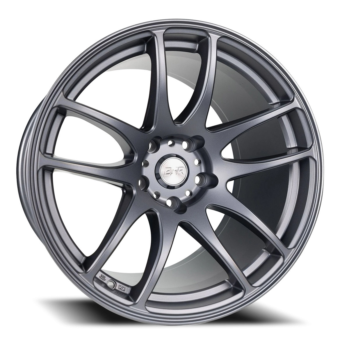 ESR Wheels SR Series SR08 Satin Titanium 18x10.5 +15 5x120mm 0mm - Wheelwiz