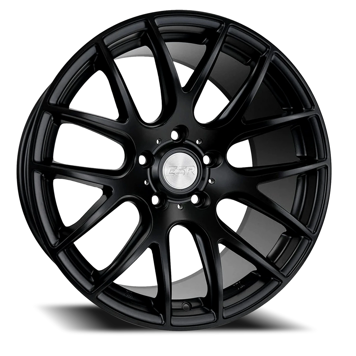 ESR Wheels SR Series SR12 Matte Black 18x10.5 +22 5x112mm 73.1mm - Wheelwiz