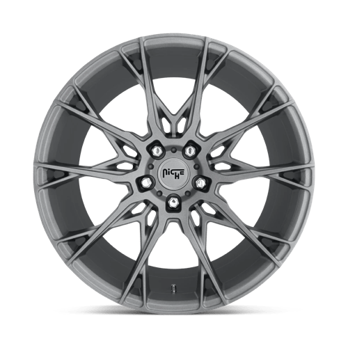 Niche M182 STACCATO Matte Anthracite 20x10 +40 5x112mm 66.6mm - Wheelwiz