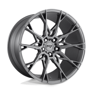 Niche M182 STACCATO Matte Anthracite 19x10 +40 5x120mm 72.6mm - WheelWiz