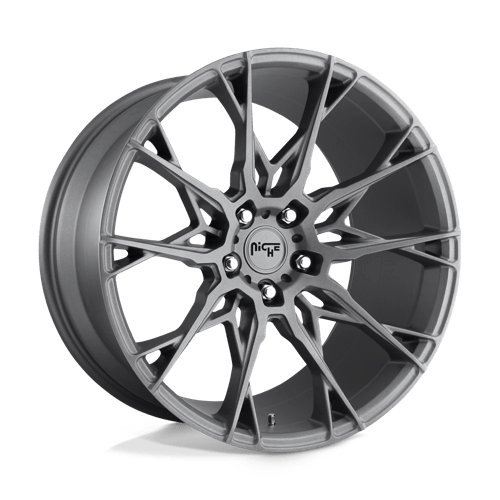 Niche M182 STACCATO Matte Anthracite 22x9 +38 5x112mm 66.6mm - WheelWiz