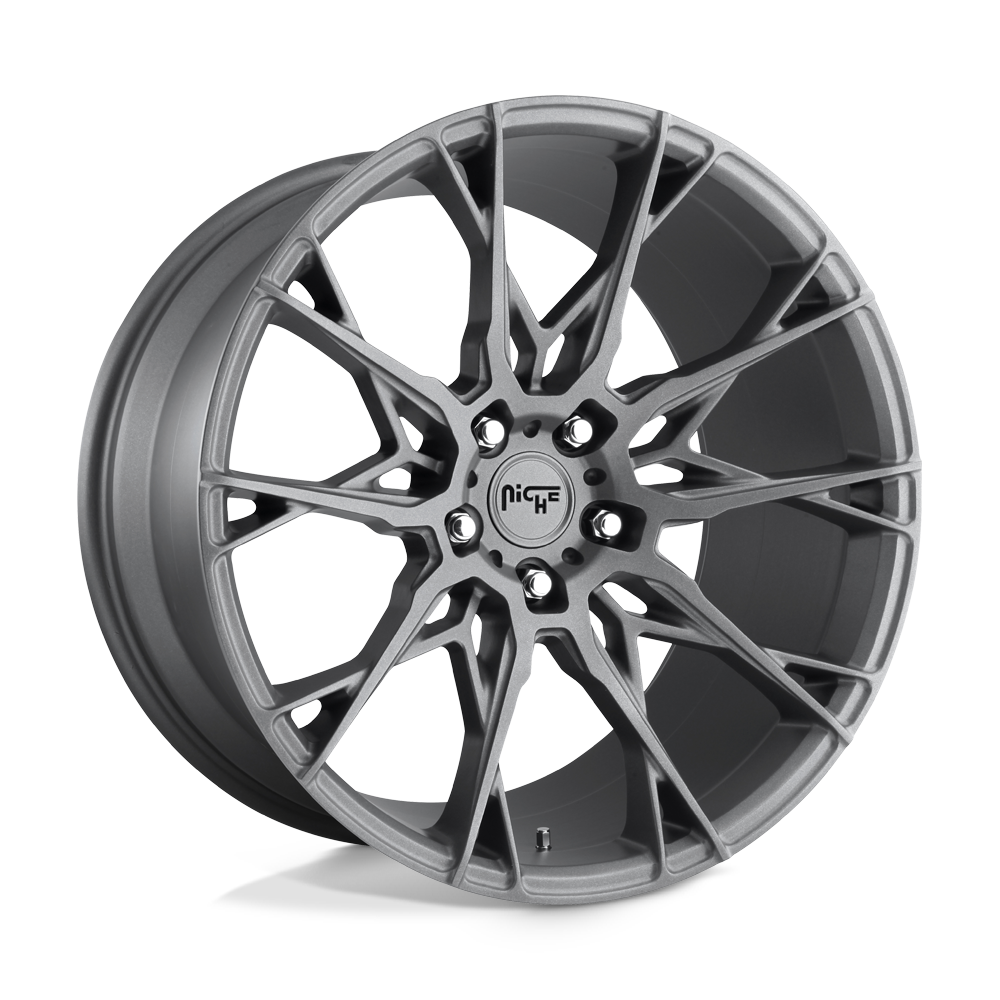 Niche M182 STACCATO Matte Anthracite 19x8.5 +42 5x112mm 66.6mm - WheelWiz