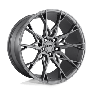 Niche M182 STACCATO Matte Anthracite 22x10.5 +40 5x114.3mm 72.6mm - Wheelwiz