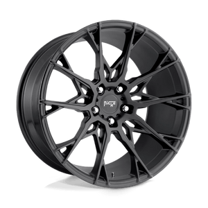 Niche M183 STACCATO Matte Black 20x10 +40 5x112mm 66.6mm - WheelWiz