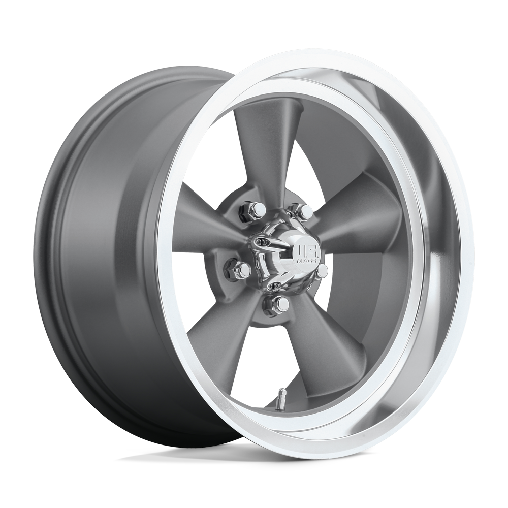 US MAG U102 STANDARD Matte Gun Metal 20x8 +01 5x120.65mm 72.6mm - WheelWiz