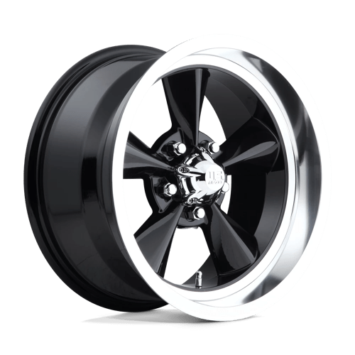 US MAG U107 STANDARD Gloss Black 17x7 +1 5x120.65mm 72.6mm - Wheelwiz