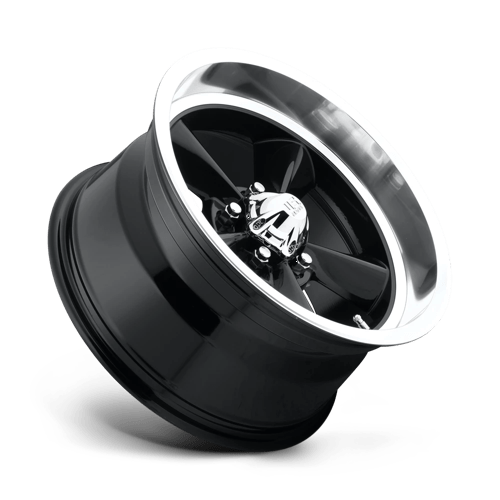 US MAG U107 STANDARD Gloss Black 17x8 +1 5x120.65mm 72.6mm - Wheelwiz