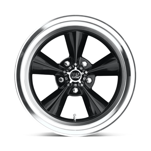 US MAG U107 STANDARD Gloss Black 15x8 +1 5x114.3mm 72.6mm - Wheelwiz