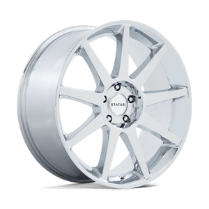 Status MAMMOTH Chrome 22x9.5 +30 5x127mm 71.5mm - Wheelwiz