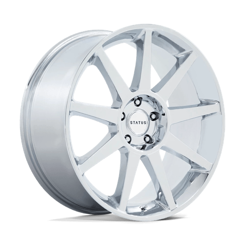 Status MAMMOTH Chrome 22x9.5 +30 5x114.3mm 72.6mm - Wheelwiz