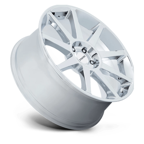 Status MAMMOTH Chrome 22x9.5 +30 5x114.3mm 72.6mm - Wheelwiz