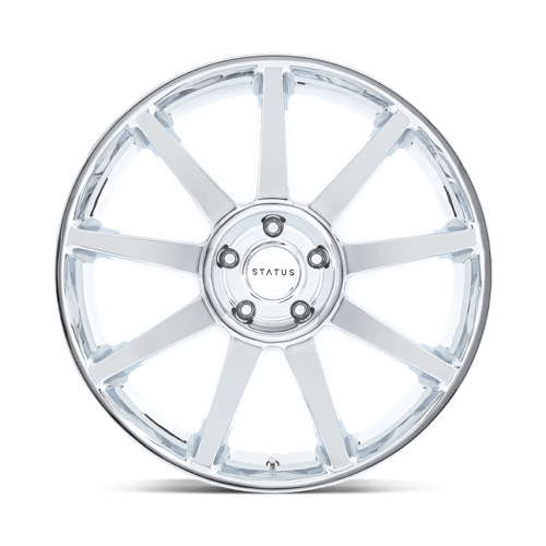 Status MAMMOTH Chrome 22x9.5 +30 5x114.3mm 72.6mm - Wheelwiz