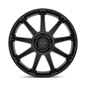 Status MAMMOTH Gloss Black 22x9.5 +30 5x120mm 72.6mm - Wheelwiz