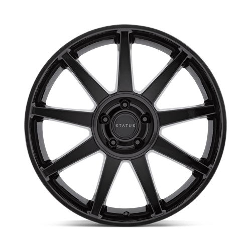 Status MAMMOTH Gloss Black 22x9.5 +30 5x114.3mm 72.6mm - Wheelwiz