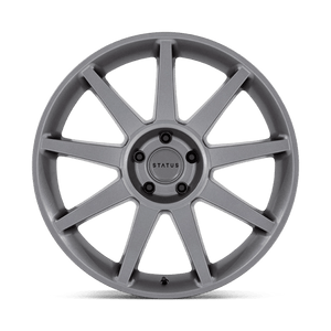 Status MAMMOTH Matte Anthracite 22x9.5 +30 5x114.3mm 72.6mm - Wheelwiz