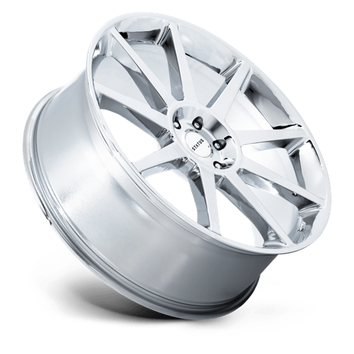 Status MAMMOTH Chrome 22x9.5 +25 6x135mm 87.1mm - Wheelwiz
