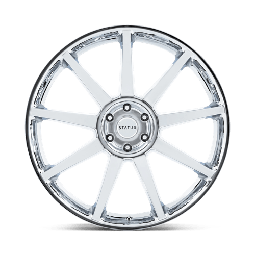 Status MAMMOTH Chrome 22x9.5 +25 6x135mm 87.1mm - Wheelwiz