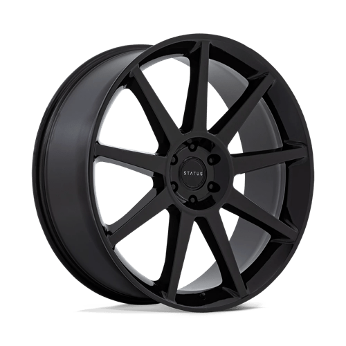 Status MAMMOTH Gloss Black 22x9.5 +20 5x112mm 66.6mm - Wheelwiz
