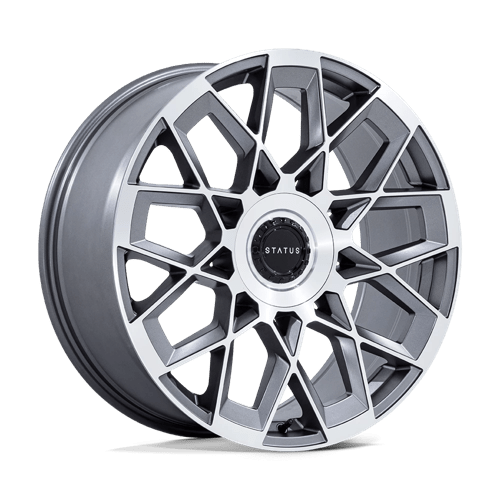 Status ST005 MATRIX Anthracite Mirrored 22x9.5 +20 Custom 72.6mm - Wheelwiz