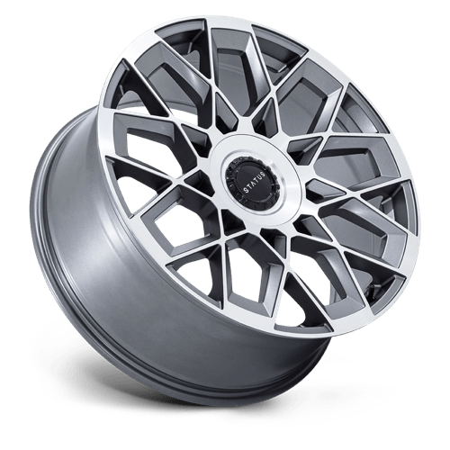 Status ST005 MATRIX Anthracite Mirrored 22x9.5 +20 5x112|5x120mm 74.1mm - Wheelwiz